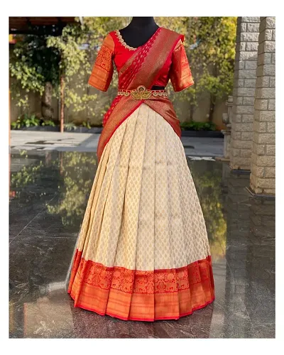 Stylish Art Silk Lehenga Choli Set For Women