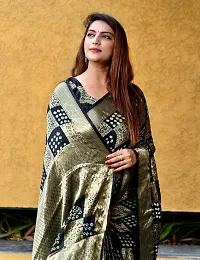 Classic Art Silk Jacquard Saree With Blouse Piece-thumb1