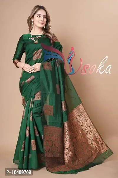 Classic Art Silk Woven Saree with Blouse piece