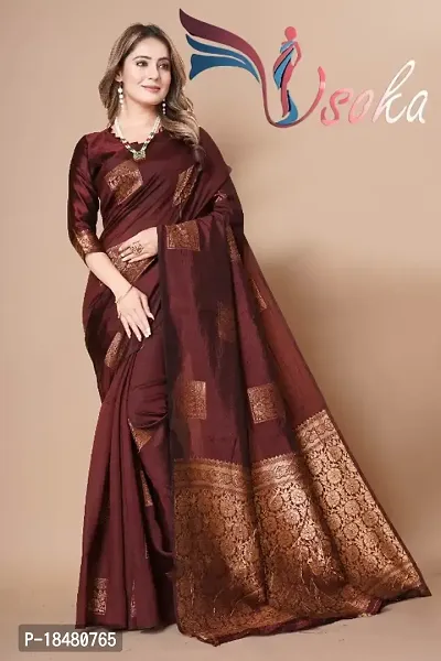 Classic Art Silk Woven Saree with Blouse piece