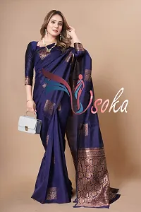 Classic Art Silk Woven Saree with Blouse piece-thumb4