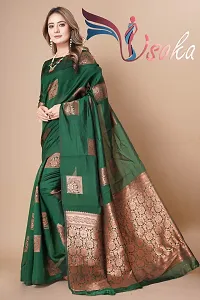 Classic Art Silk Woven Saree with Blouse piece-thumb4