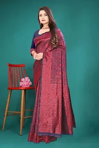 Classic Art Silk  Saree With Blouse Piece-thumb4