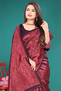 Classic Art Silk  Saree With Blouse Piece-thumb4