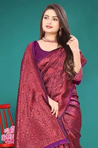 Classic Art Silk  Saree With Blouse Piece-thumb4