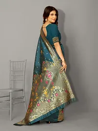 Beautiful Art Silk Embellished Saree With Blouse Piece for Women-thumb3