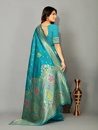 Beautiful Art Silk Embellished Saree With Blouse Piece for Women-thumb1