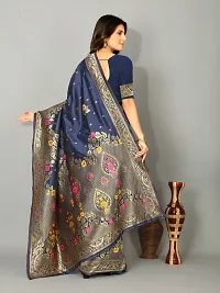 Beautiful Art Silk Embellished Saree With Blouse Piece for Women-thumb4