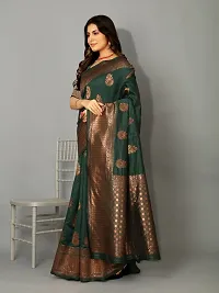 Beautiful Art Silk Embellished Saree With Blouse Piece for Women-thumb2