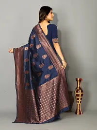 Beautiful Art Silk Embellished Saree With Blouse Piece for Women-thumb2