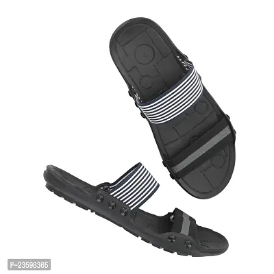 Shoelake men's daily use water resistant lightweight slipper (Black, numeric_7)-thumb4