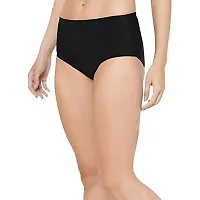 Pavanputra Fab Women's Seamless Underwear Bikini,Pack of 2 (XXL, Black,Purple)-thumb1