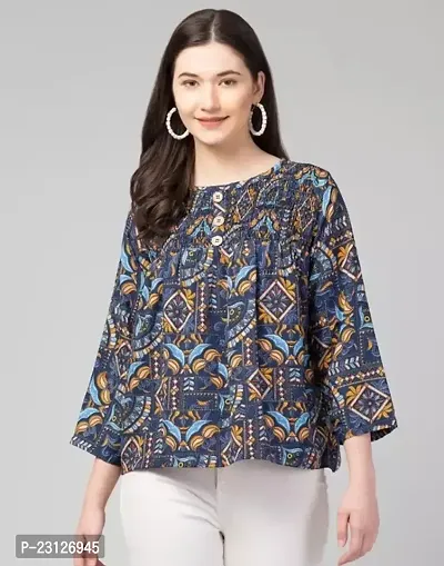 Stylish Fancy Designer Crepe Top For Women