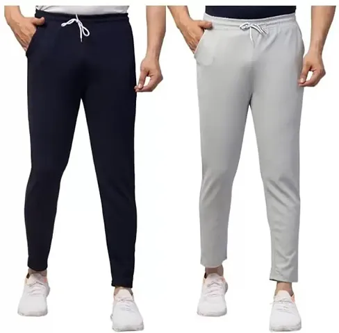 Hot Selling Cotton Blend Regular Track Pants For Men 