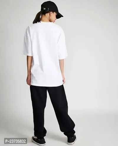 Casual wear loose fit oversized Tshirt for Girls-thumb2