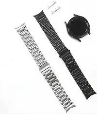 Galaxy Watch 45 44mm 40mmWatch 5 Pro 45mmGalaxy Watch 4 Classic Band 46mm 42mm20mm Smart Watch Strap Silver-thumb2