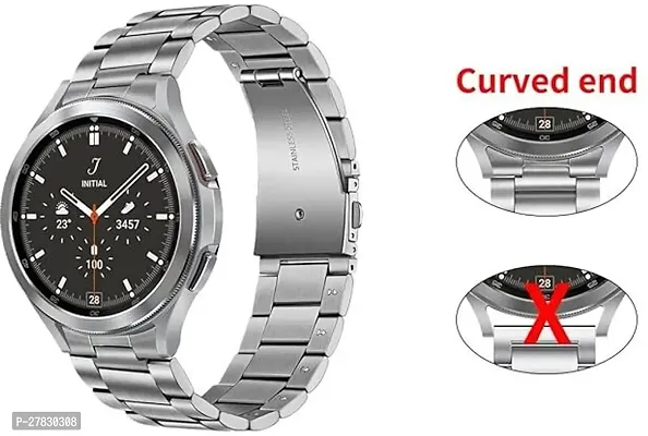 Galaxy Watch 45 44mm 40mmWatch 5 Pro 45mmGalaxy Watch 4 Classic Band 46mm 42mm20mm Smart Watch Strap Silver-thumb5