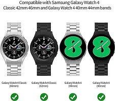 Galaxy Watch 45 44mm 40mmWatch 5 Pro 45mmGalaxy Watch 4 Classic Band 46mm 42mm20mm Smart Watch Strap Black-thumb1