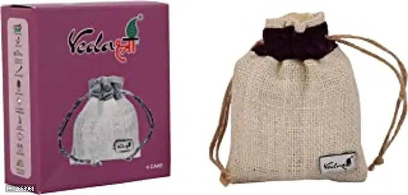 Natural And Organic Slush Car Perfume, Hanging Car Air Fresheners &ndash; 4 Cake (Jute Bag- Large Pack)