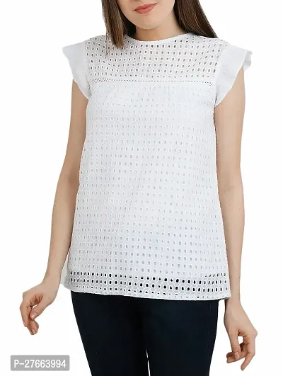 Womens Straight Boat Neck Top