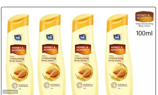 Honey Almonds Moisturising Body Lotion Yhi 100 Ml Pack Of 4