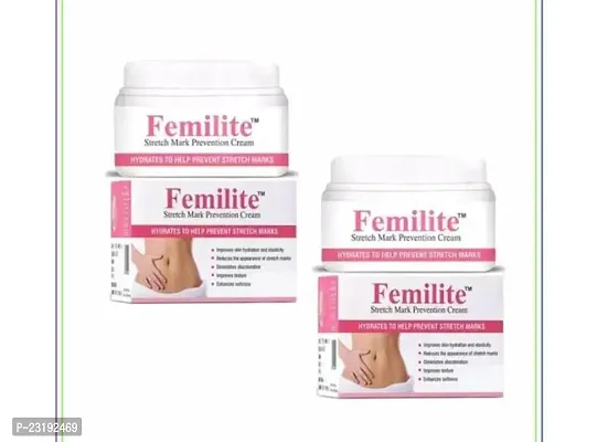 Femilite Strech Mark Cream Prevention Cream 50Gm Each Pack Of 2