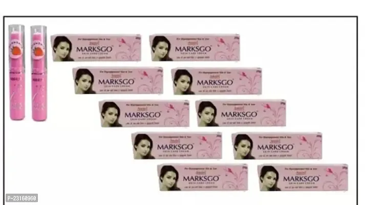 Pink Magic 2 Pcs And Marksgo Skin Care Cream Night Use Cream 20Gm Each Pack Of 10