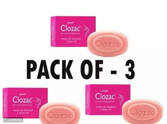 Clozac Anti Acne Soap Pack Of 3