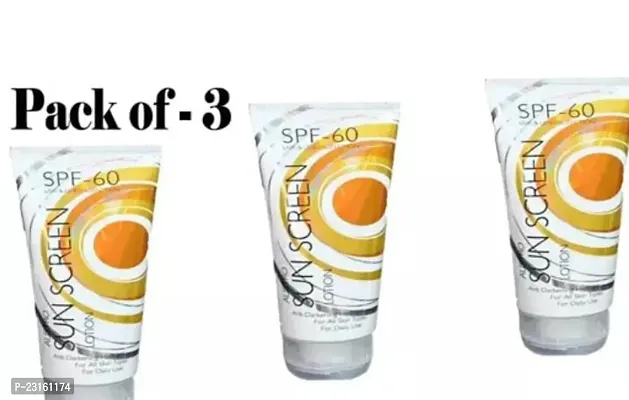 Sun Screen Lotion - Spf 60 Pack Of 3