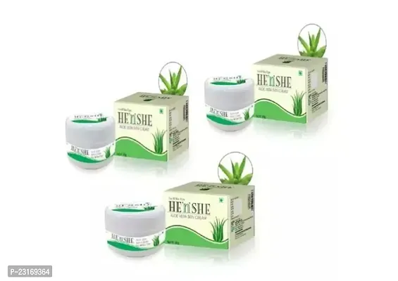 Henshe Aloevera Skin Cream 80G Pack Of 3