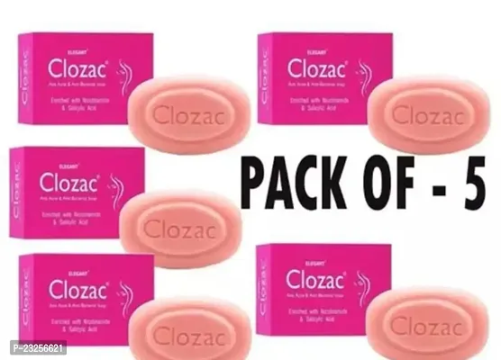 Clozac Anti Acne Soap Pack Of 5-thumb0