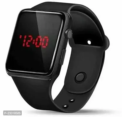 Attractive Men Black Silicon Digital Watch-thumb0