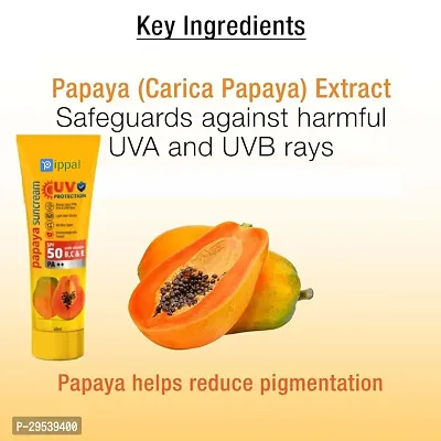 Herbal Papaya Uv Protection Sun Cream Pack of 4-thumb2