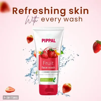 Meglow Fruit Face Wash for Refreshing Face Wash 70gm ( Pack of 6)-thumb5