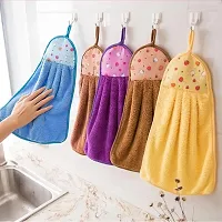 Wash Basin Hanging Towel for Kitchen Microfiber, Set of 8 Pcs (47 x 30 cm, Multicolor)-thumb2