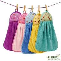 Wash Basin Hanging Towel for Kitchen Microfiber, Set of 8 Pcs (47 x 30 cm, Multicolor)-thumb4