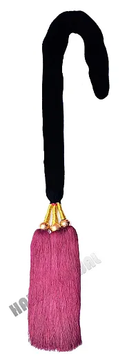 HARSHITANJAL Punjabi Paranda Parandi Choti Braid Tassles Hair Accessories for Girls and Women, HGS23PG1BR-thumb1