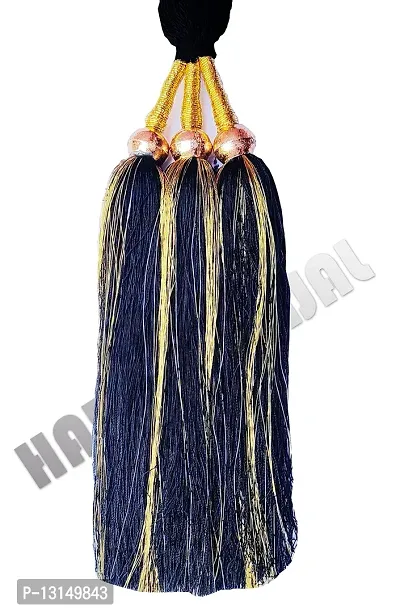 HARSHITANJAL Punjabi Paranda Parandi Choti Braid Tassles Hair Accessories for Girls and Women, HGS23PMG1B