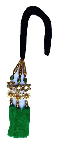 HARSHITANJAL Parandi Paranda Choti Braid Tassles Hair Accessories Hair Extensions (HGS2202)