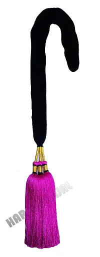 HARSHITANJAL Punjabi Paranda Parandi Choti Braid/Tassles Hair Accessories for Girls and Women, Pink (HGSP23N1P)-thumb1