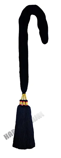 HARSHITANJAL Punjabi Paranda Parandi Choti Braid/Tassles Hair Accessories for Girls and Women, Black (HGSP23N1B)-thumb1