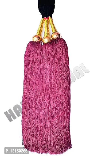 HARSHITANJAL Punjabi Paranda Parandi Choti Braid Tassles Hair Accessories for Girls and Women, HGS23PG1BR