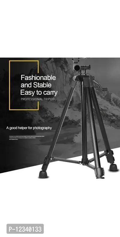 Aluminium 3366 Tripod with Mobile Mount Clip stand for Mobiles and Camera-thumb4