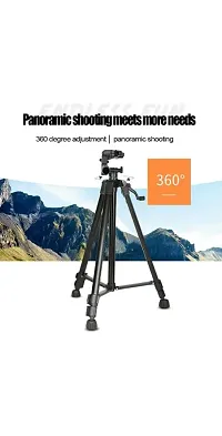 Aluminium 3366 Tripod with Mobile Mount Clip stand for Mobiles and Camera-thumb4