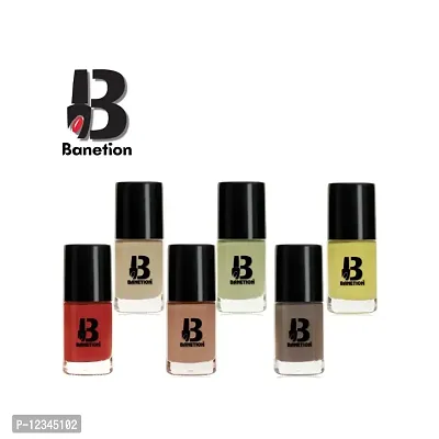 Combo of matte Nail paint By Banetion