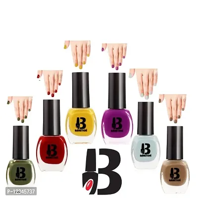 Banetion Matte Nail Polish Color Combo Pack of 6-thumb0