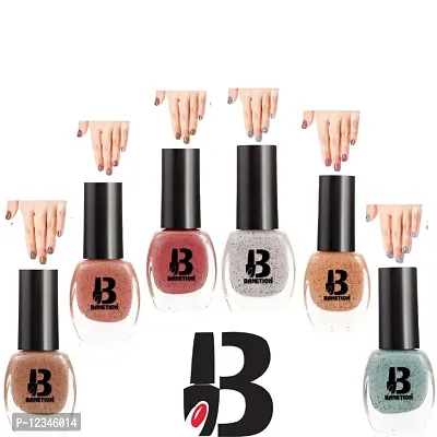 Banetion High Quality Nail Color Combo of 6