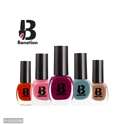 Modern Nail Color Combo Of 5 Nail Paint