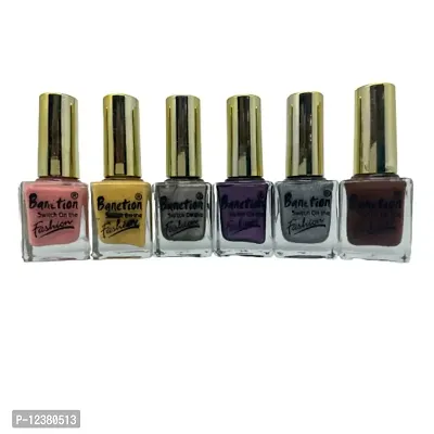 Combo of Banetion Matte Nail Polish in 6 Shades