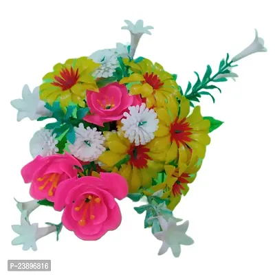 Decorative Multi Colour Artificial Flower Bunch For Home Decoration